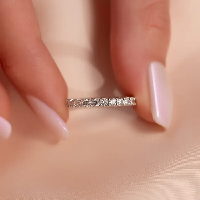 2ct Round Trellis Eternity - Image 2