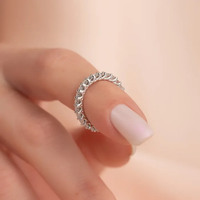 2ct Round Trellis Eternity - Image 3