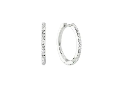 20mm Pave Hoops