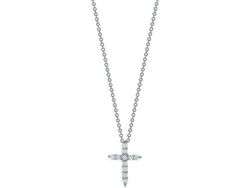 Lab Grown Diamond Cross Necklace