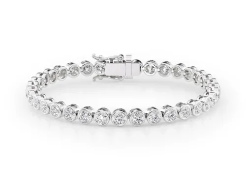 Bezel Tennis Bracelet